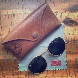 Ray Bans - Round Metal Like New!